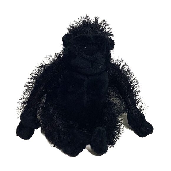 Ganz Webkinz  Gorilla Stuffed Animal 9"lPlush Silverback  Toy Black - Picture 1 of 7